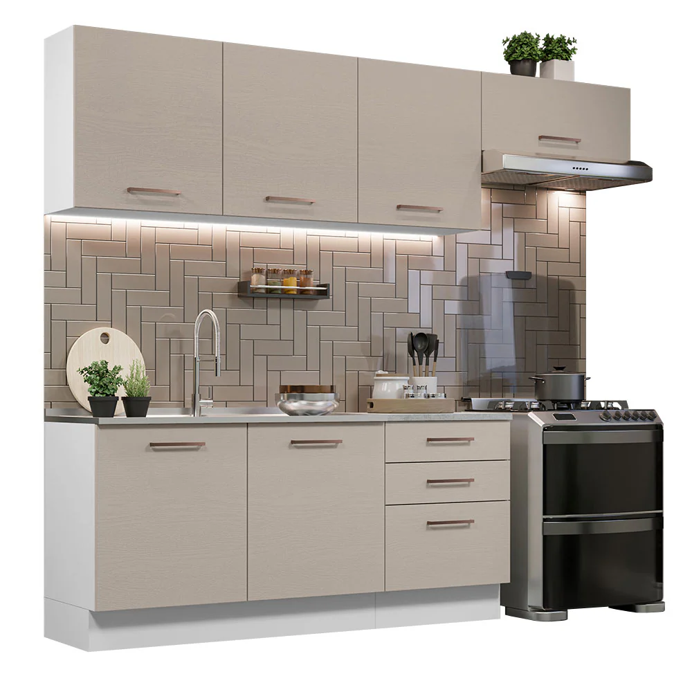 Combo completo de Cocina Madesa Agata 260cm BC 02 - Image 3