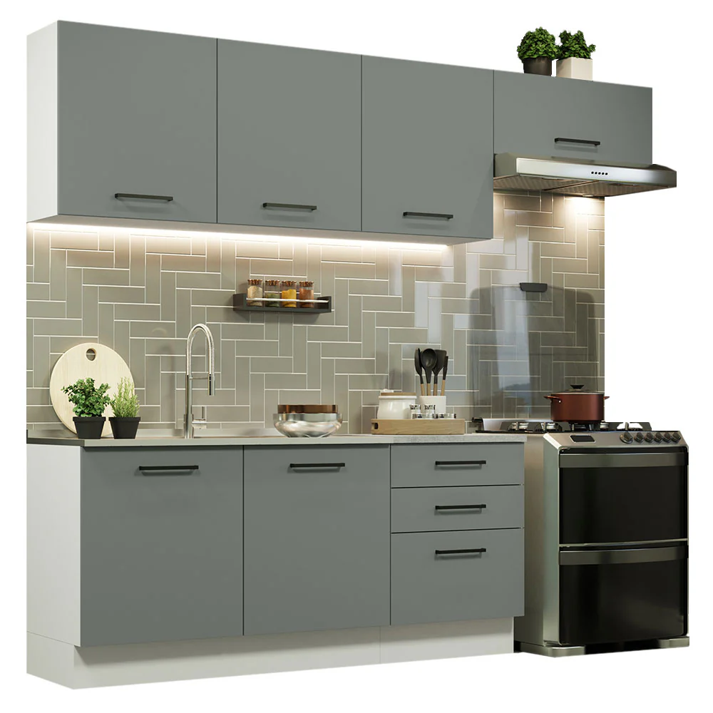 Combo completo de Cocina Madesa Agata 260cm BG 02 - Image 3