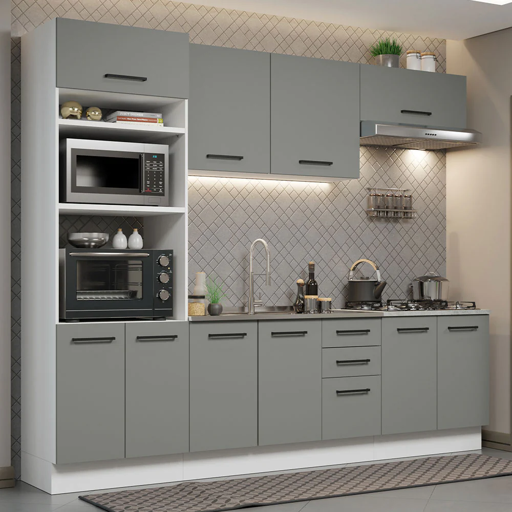 Combo completo de Cocina Madesa Agata 270cm BG 04