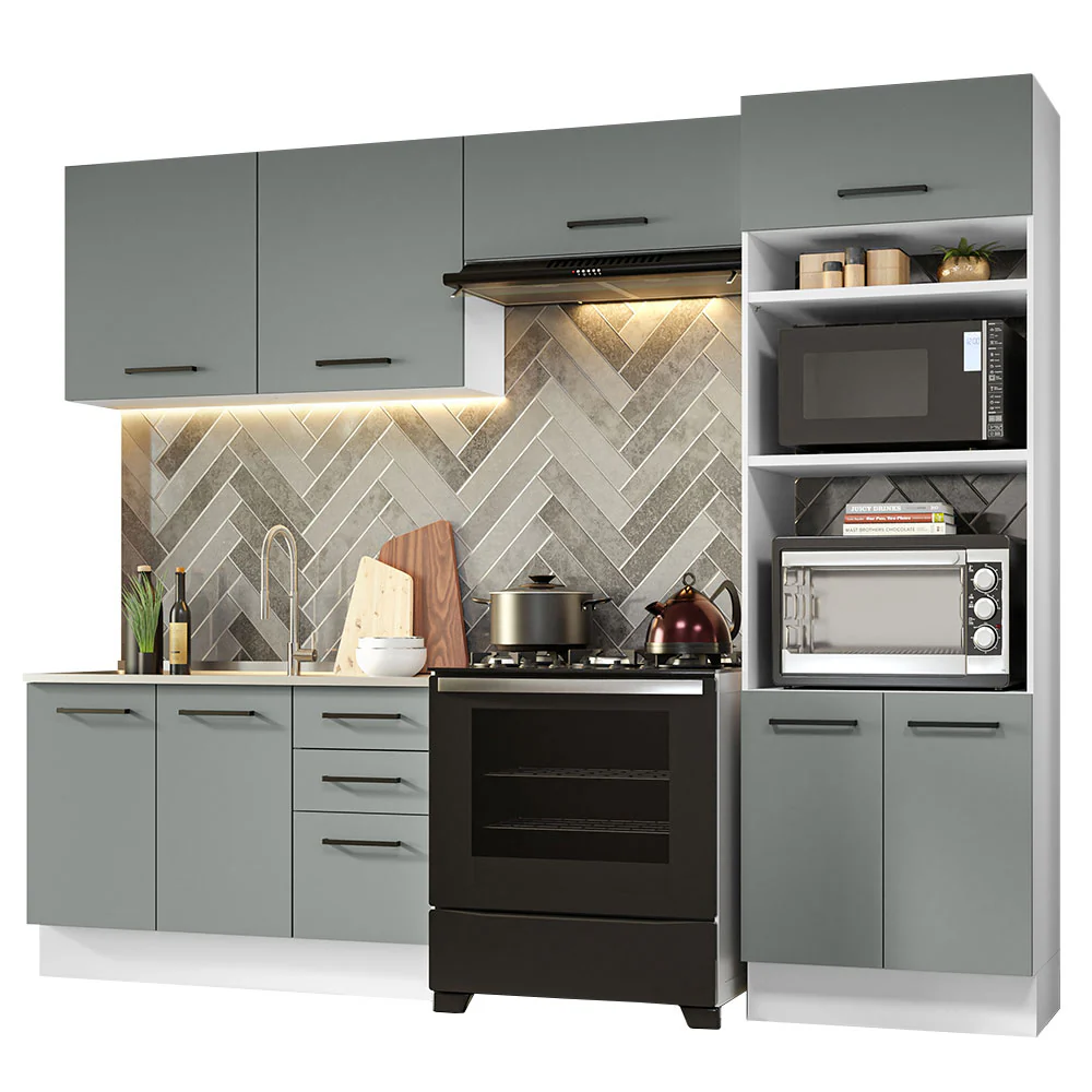 Combo completo de Cocina Madesa Agata 270cm BG 08 - Image 3