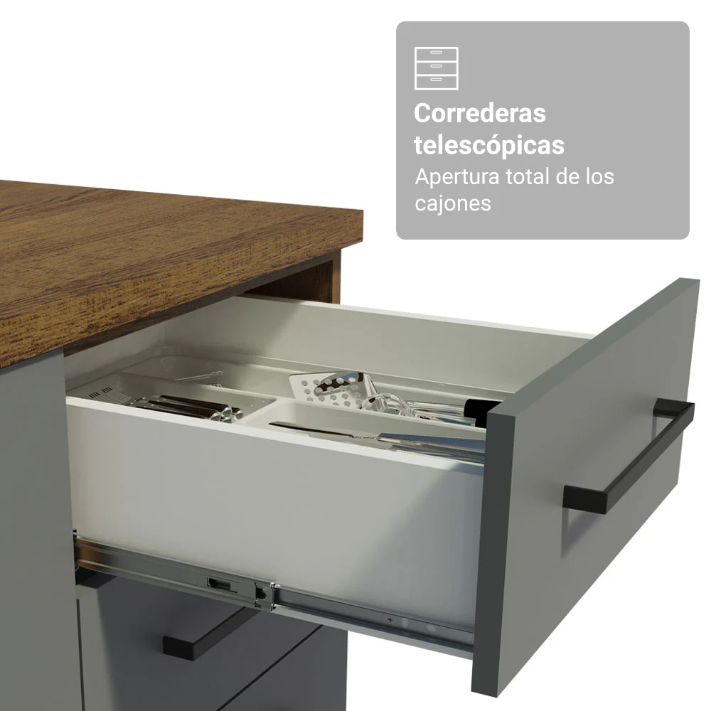 Combo completo de Cocina Madesa Agata 270cm MG 11 - Image 7