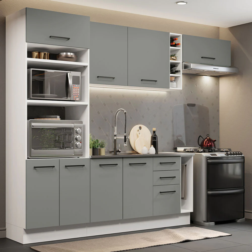 Combo completo de Cocina Madesa Agata 290cm BG 03