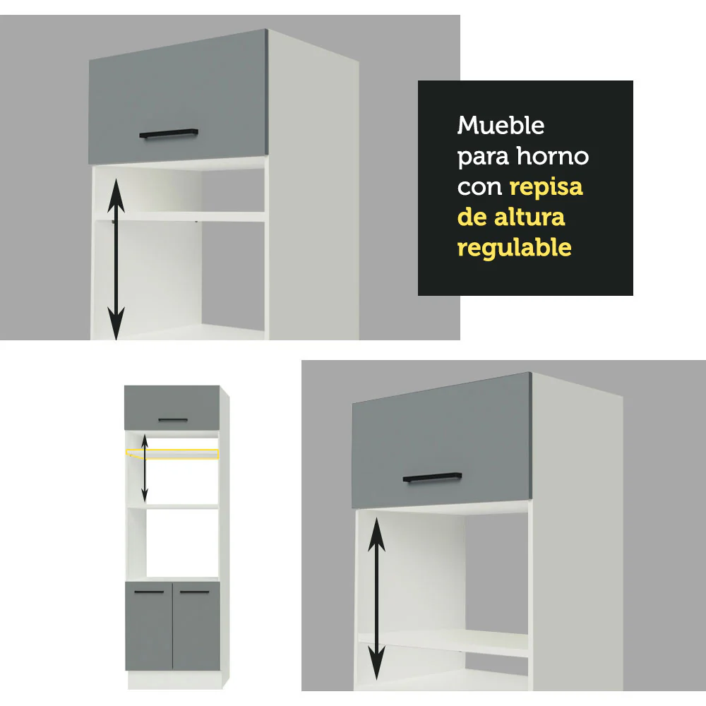 Combo completo de Cocina Madesa Agata 290cm BG 03 - Image 9