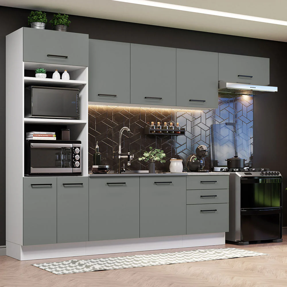 Combo completo de Cocina Madesa Agata 330cm BG 03
