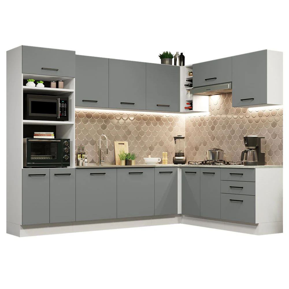 Combo completo de Cocina Esquinera Madesa Agata 479cm BG 01 - Image 3