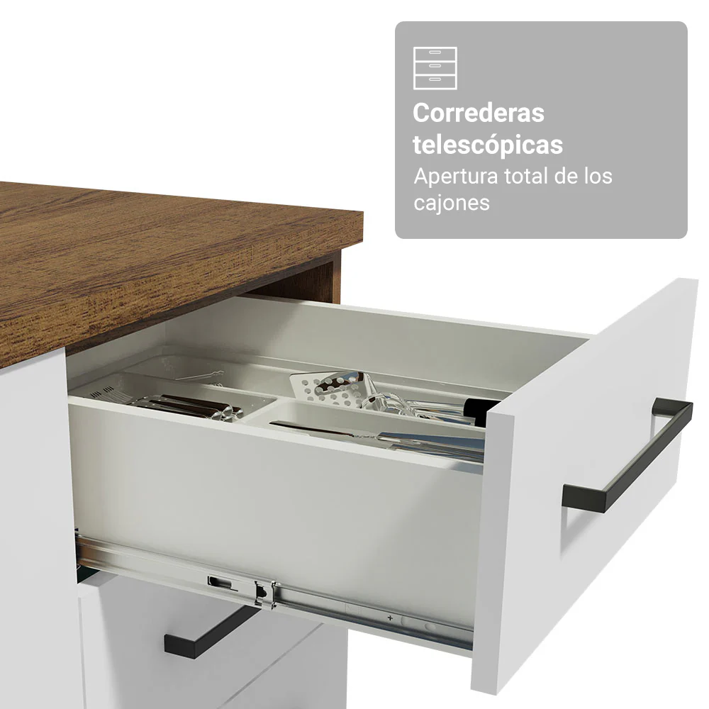 Combo completo de Cocina Esquinera Madesa Agata 549cm MB 01 - Image 7
