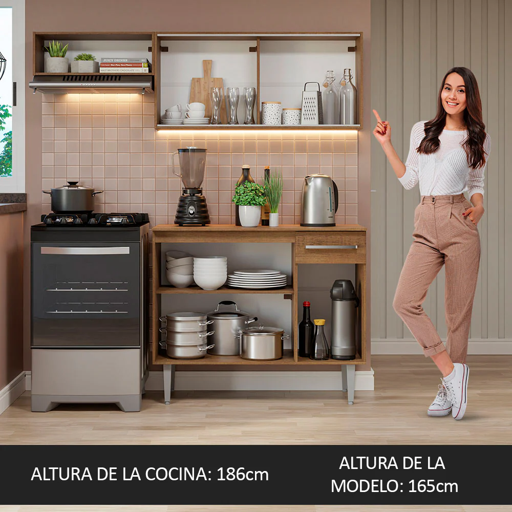 Combo de Cocina Madesa Emilly 165cm MM 04 - Image 5
