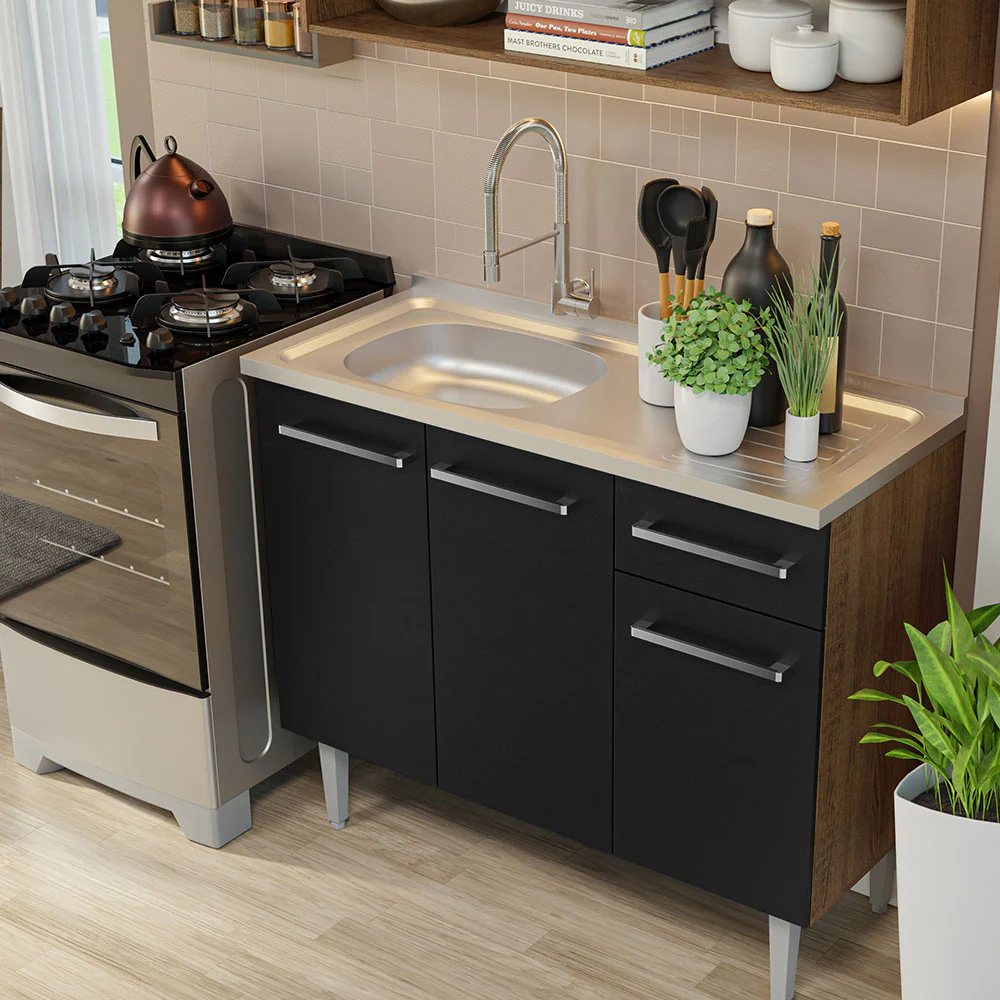 Combo de Cocina Madesa Emilly 165cm MN 01 - Image 6