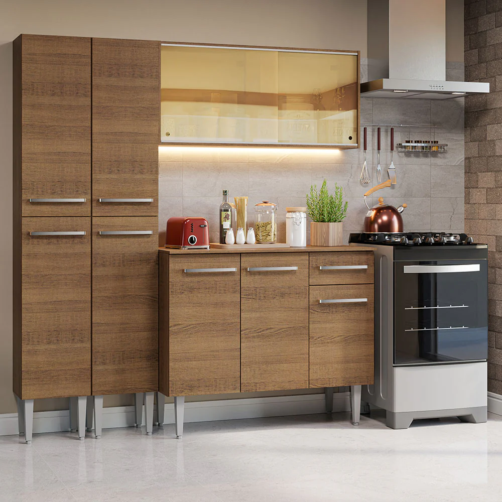 Combo de Cocina Madesa Emilly 169cm MM 09