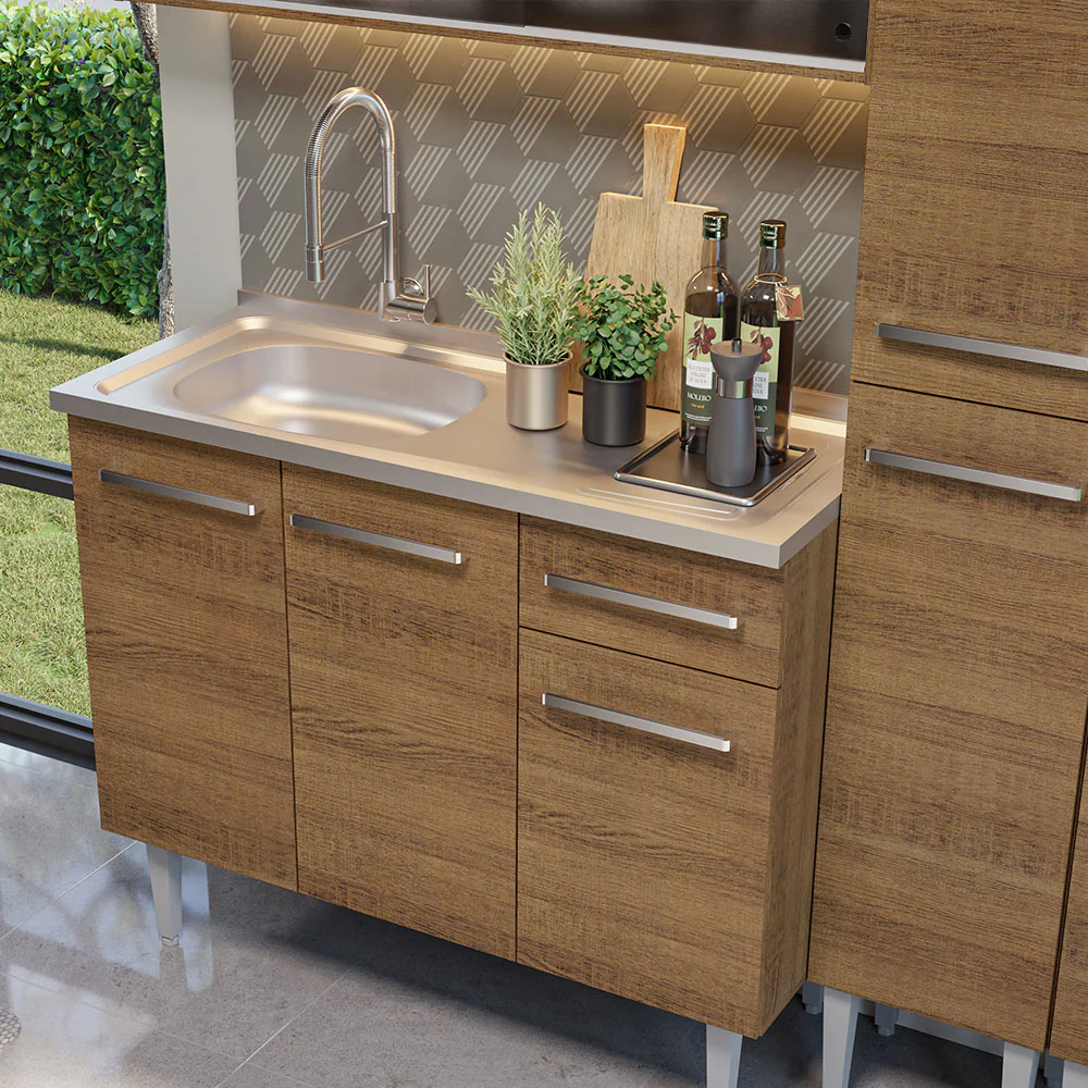 Combo de Cocina Madesa Emilly 169cm MM 11 - Image 7