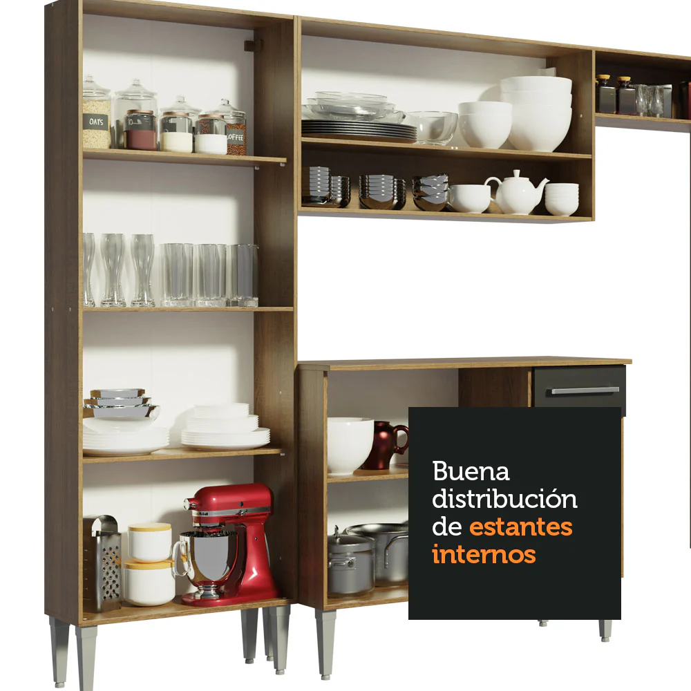 Combo de Cocina Madesa Emilly con Bacha de acero inoxidable MN - Image 8