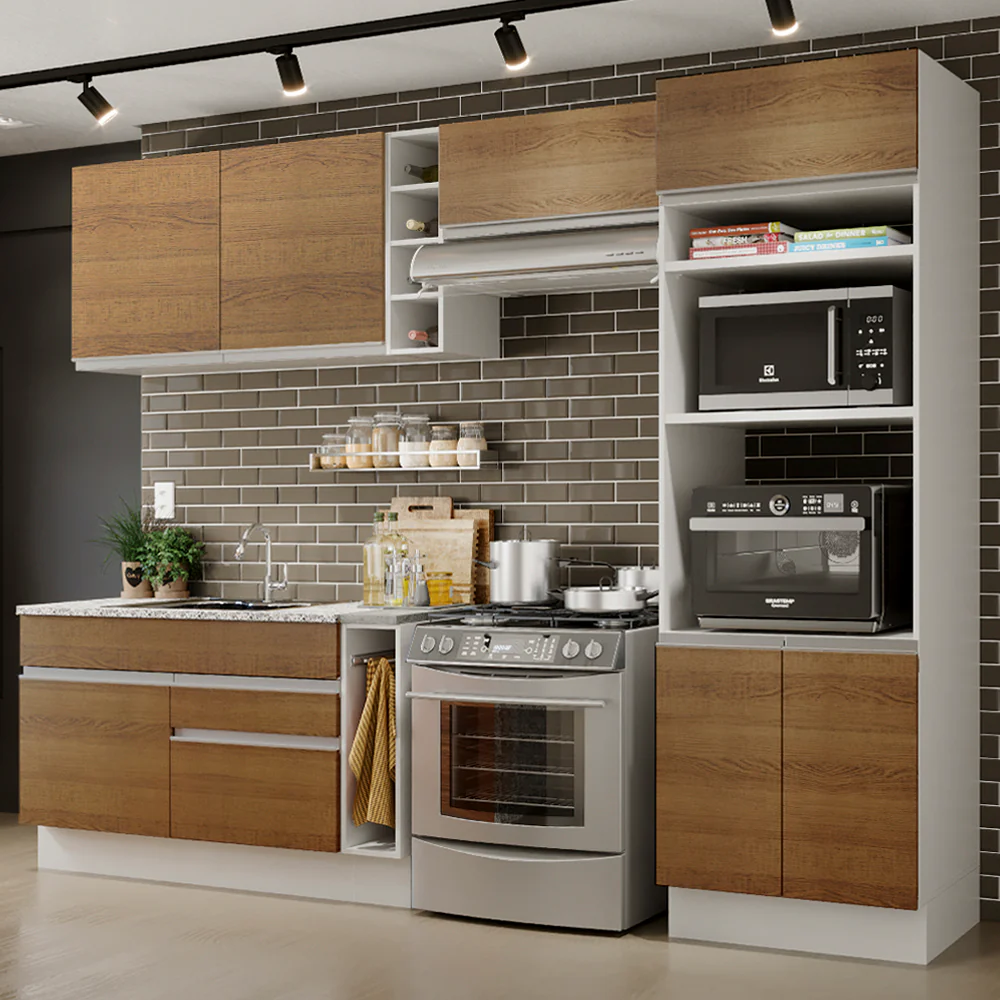 Combo completo de Cocina Madesa Glamy 290cm BM 02 - Image 2