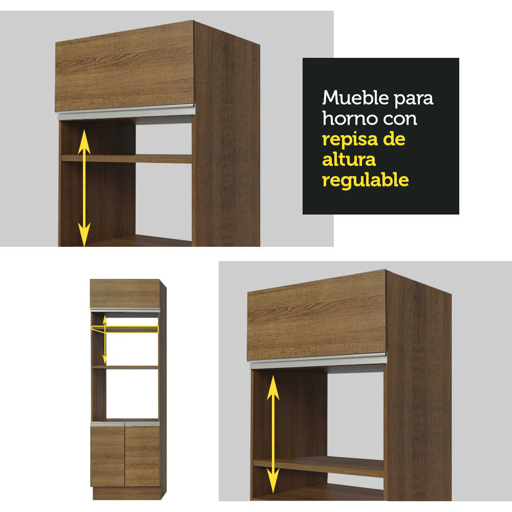 Combo completo de Cocina Madesa Glamy 290cm MM - Image 4