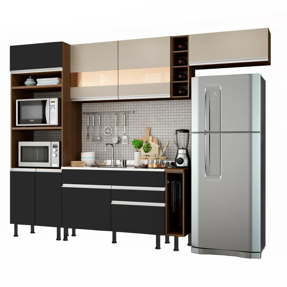 Combo completo de Cocina Madesa Glamy 290cm MMC 03 - Image 3