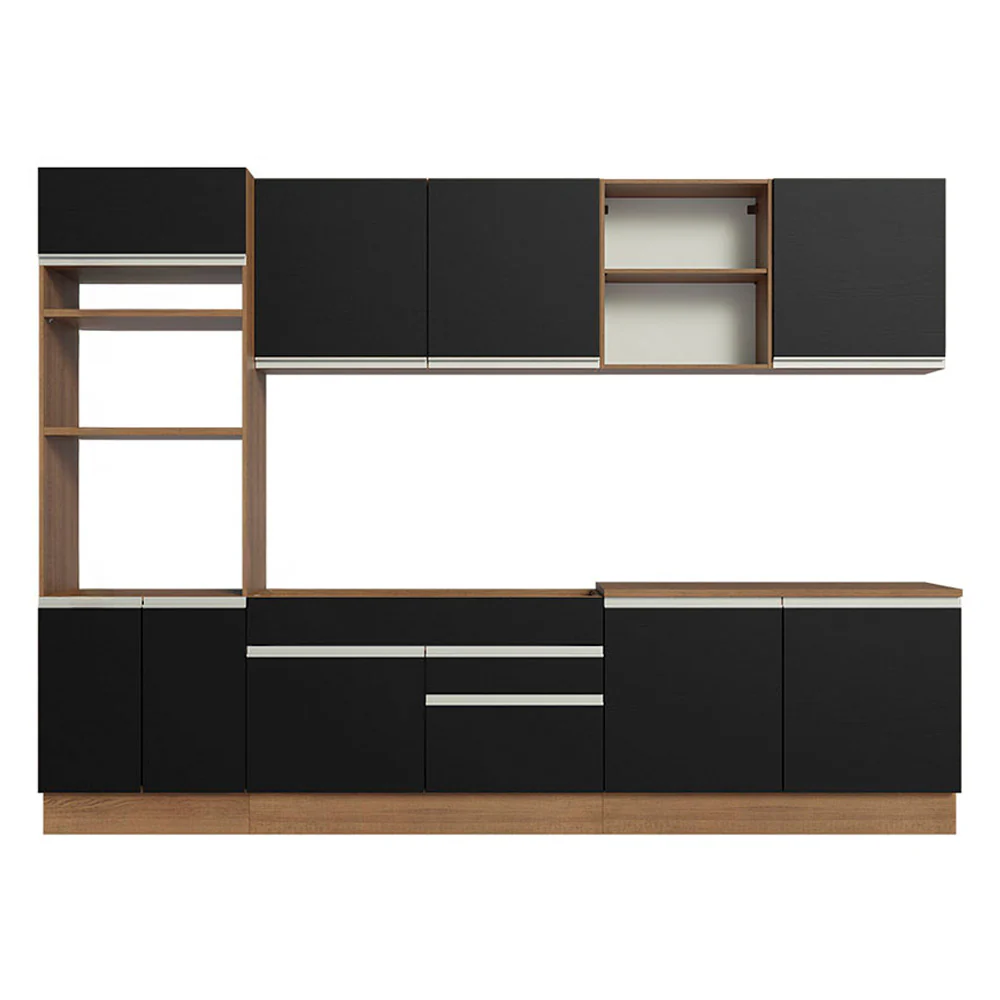 Combo completo de Cocina Madesa Glamy 310cm Marrón/Negro 02 - Image 8