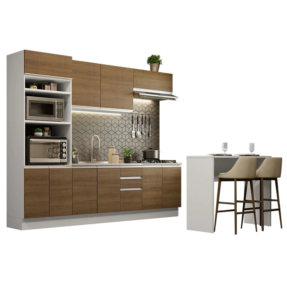 Combo completo de Cocina Madesa Glamy 315cm BM 02 - Image 3