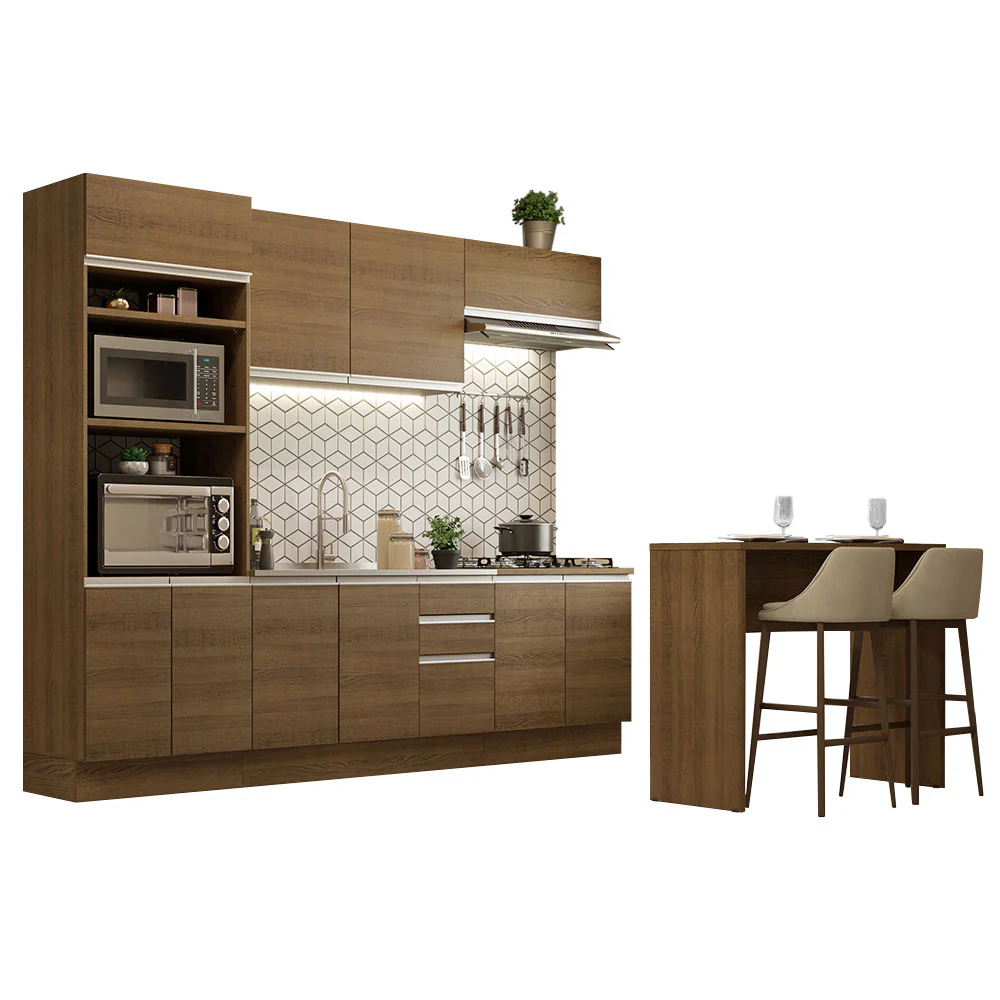 Combo completo de Cocina Madesa Glamy 315cm MM 02 - Image 3