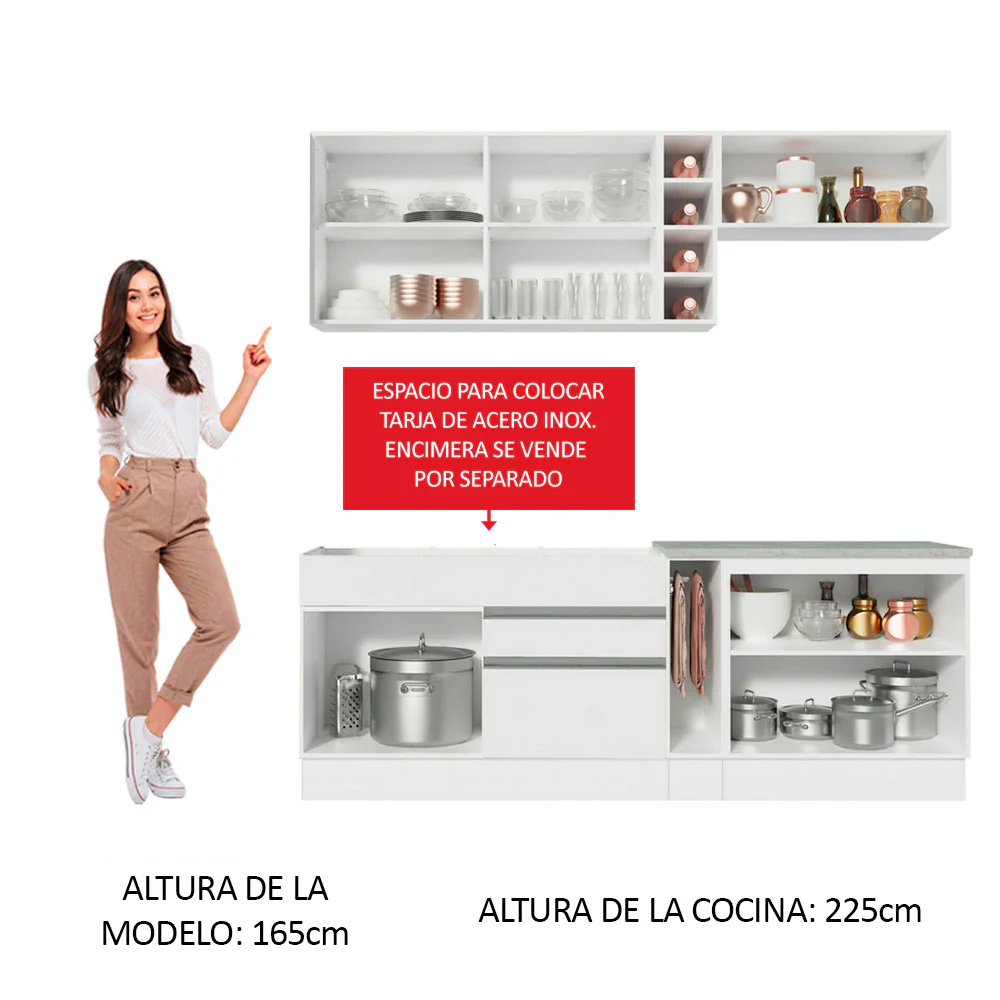 Combo completo de Cocina Madesa Glamy BM 03 - Image 4