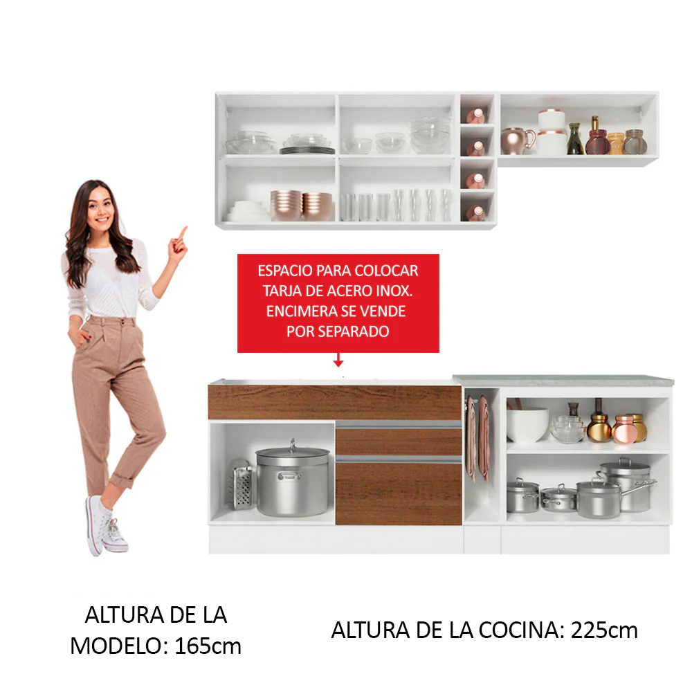 Combo completo de Cocina Madesa Glamy MM - Image 4