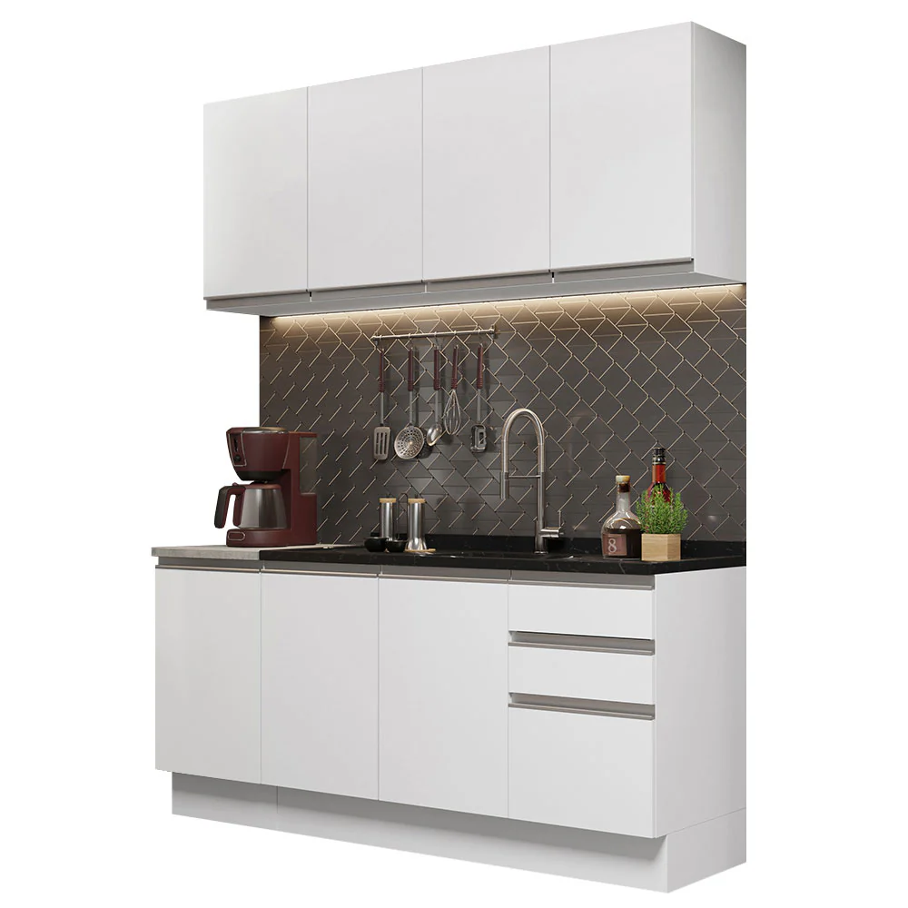Combo de Cocina Madesa Glamy Sin Mesón De Acero 160 Cm - Image 3