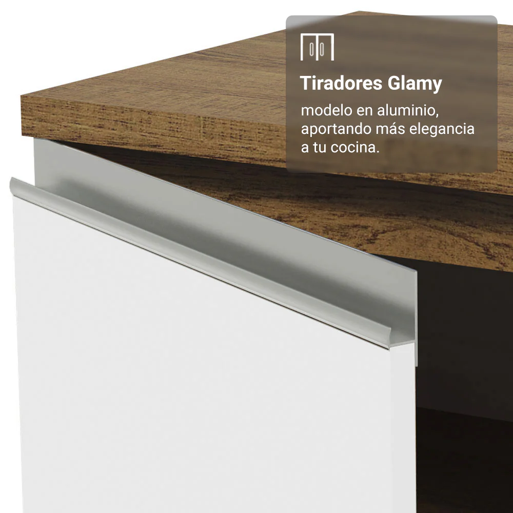 Combo completo de Cocina Esquinera Madesa Glamy 549cm MB 01 - Image 6