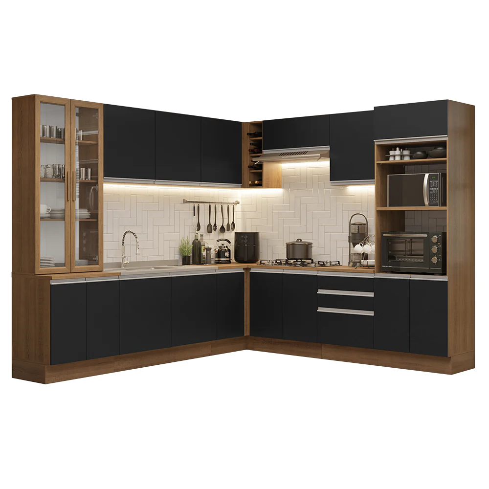 Combo completo de Cocina Esquinera Madesa Glamy 549cm MN 01 - Image 3