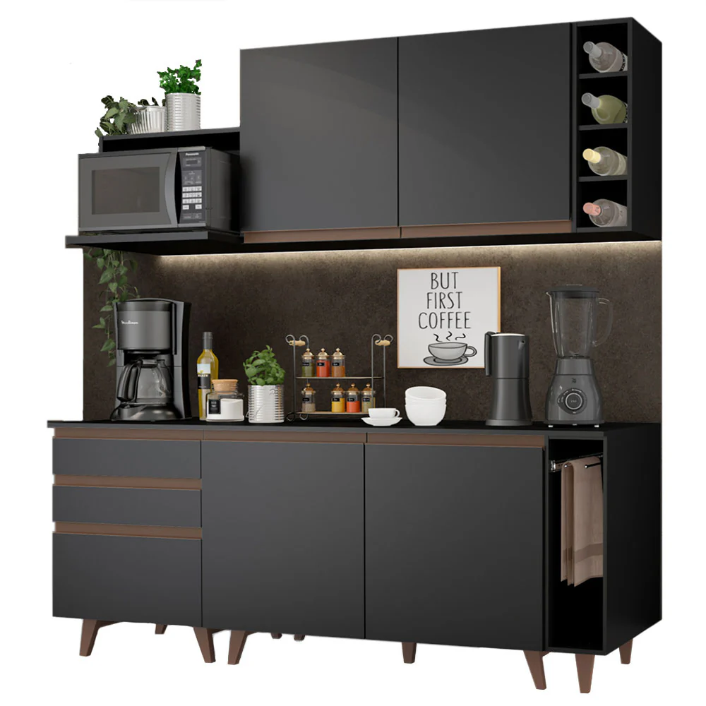 Combo de Cocina Madesa Reims 200cm NN 01 - Image 3