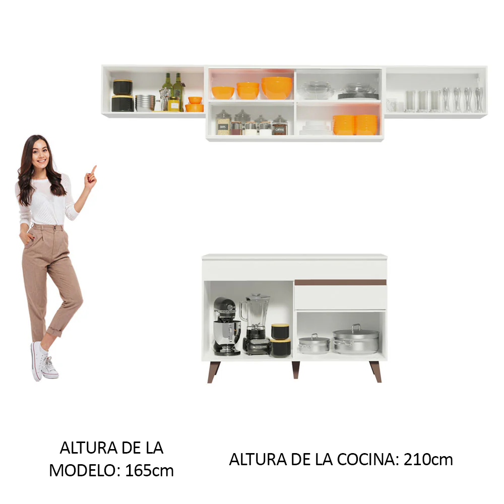 Combo completo de Cocina Madesa Reims 260cm BB 03 - Image 6