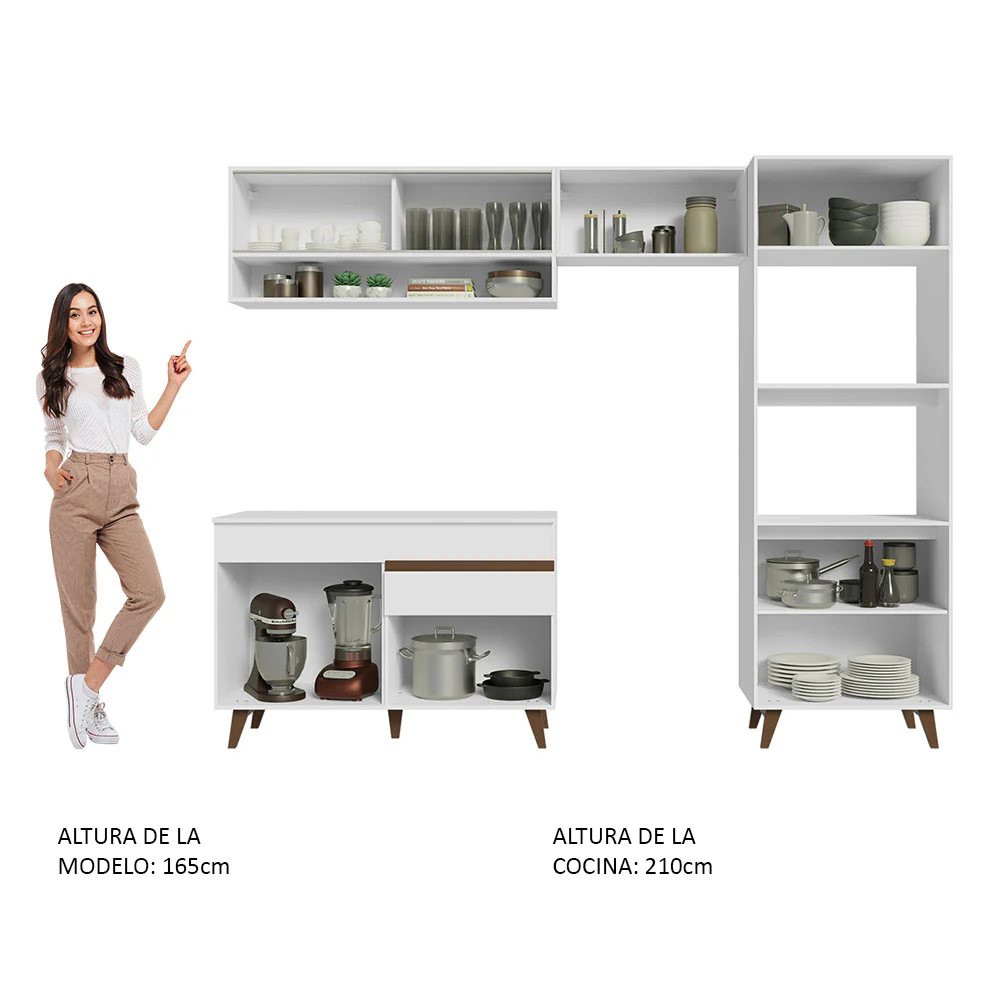 Combo completo de Cocina Madesa Reims 260cm BB 12 - Image 4
