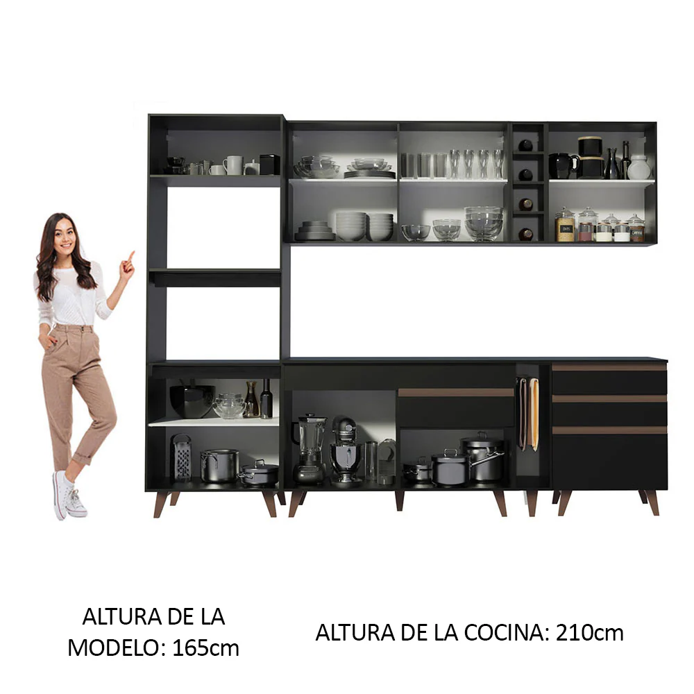 Combo completo de Cocina Madesa Reims 270cm NN 02 - Image 5