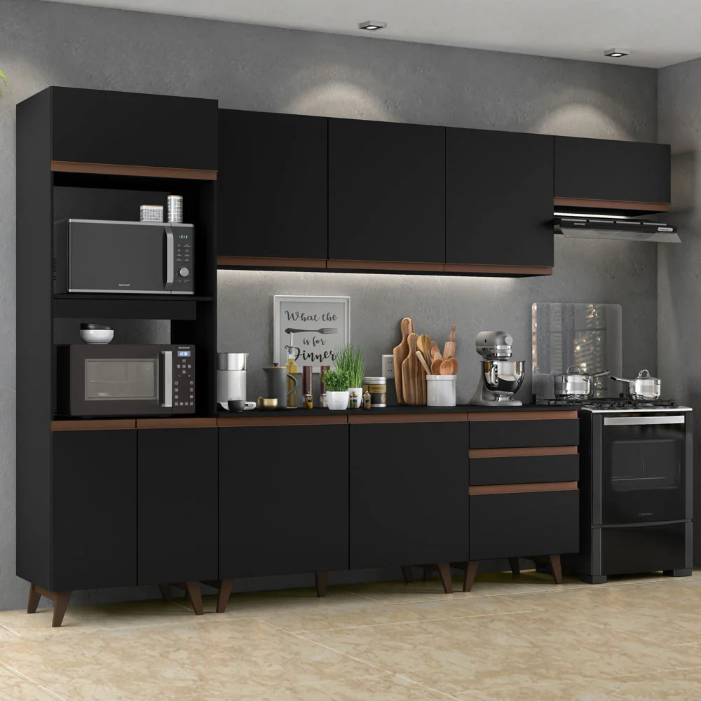 Combo completo de Cocina Madesa Reims 320cm NN 01