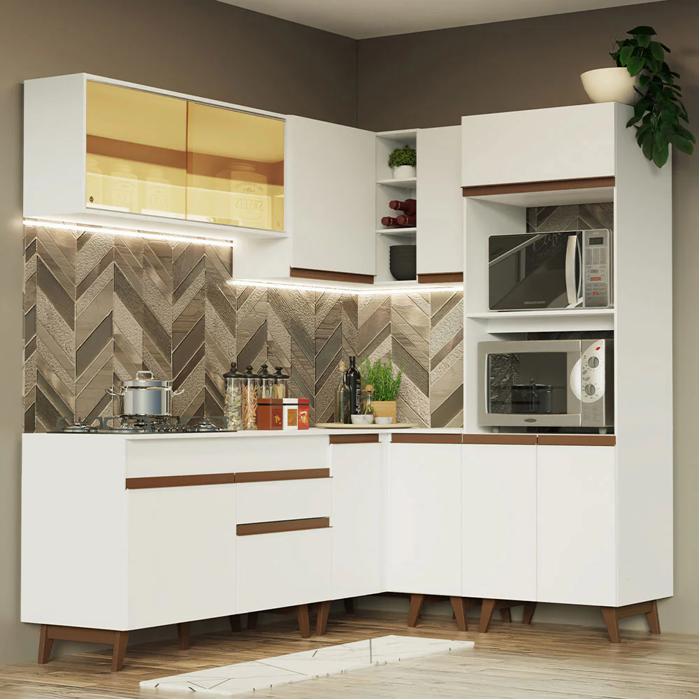 Combo completo de Cocina Esquinera Madesa Reims 367cm BB 01 - Image 3