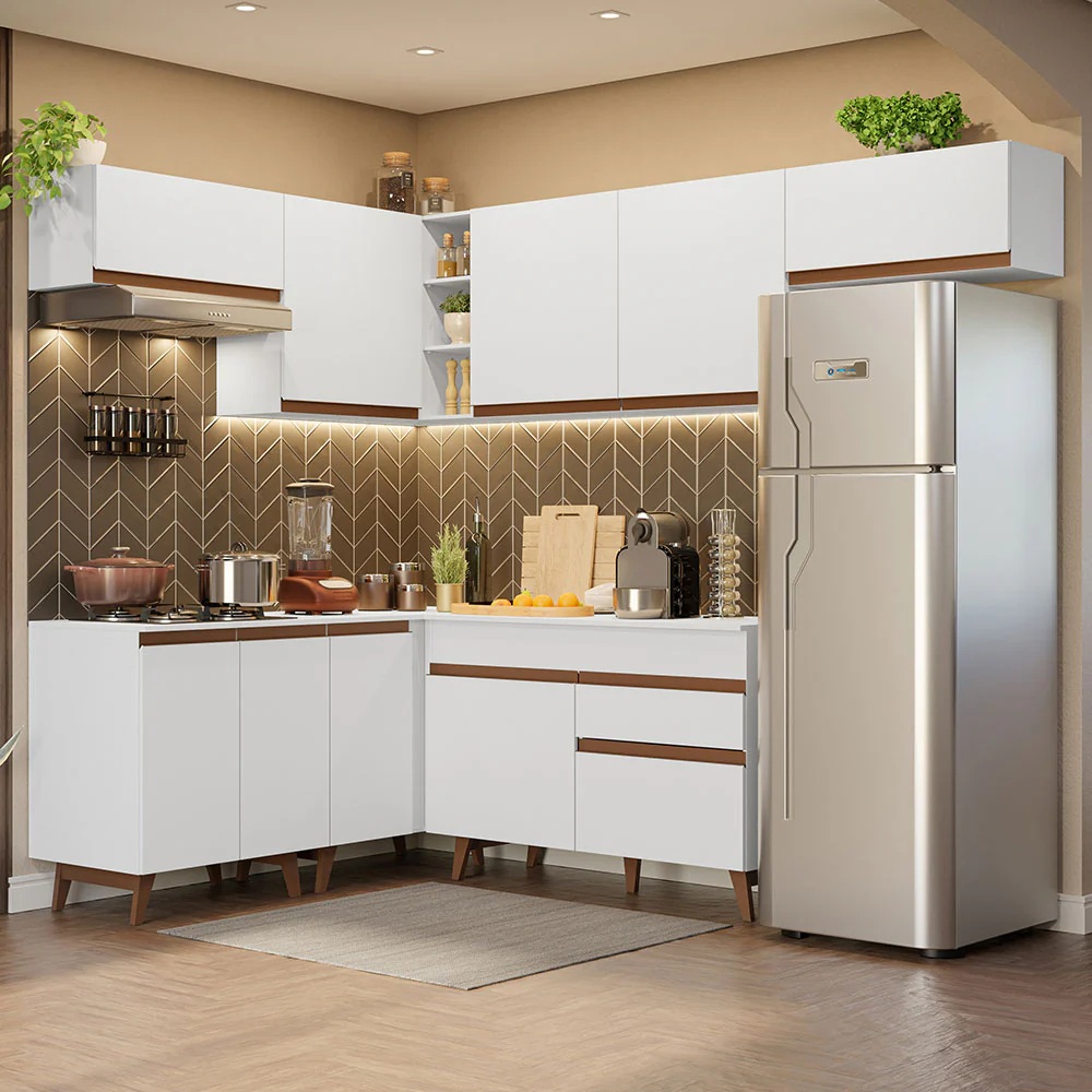 Combo completo de Cocina Esquinera Madesa Reims 402cm BB 03