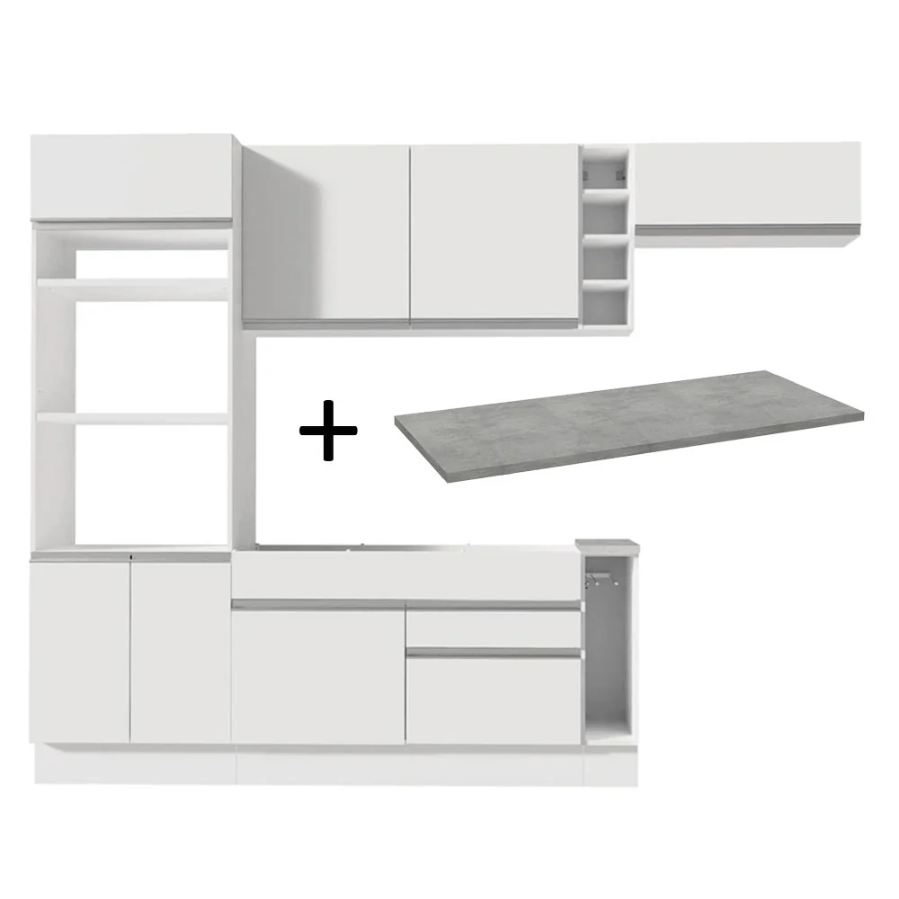 Combo completo de Cocina Madesa Safira 290cm BB 14