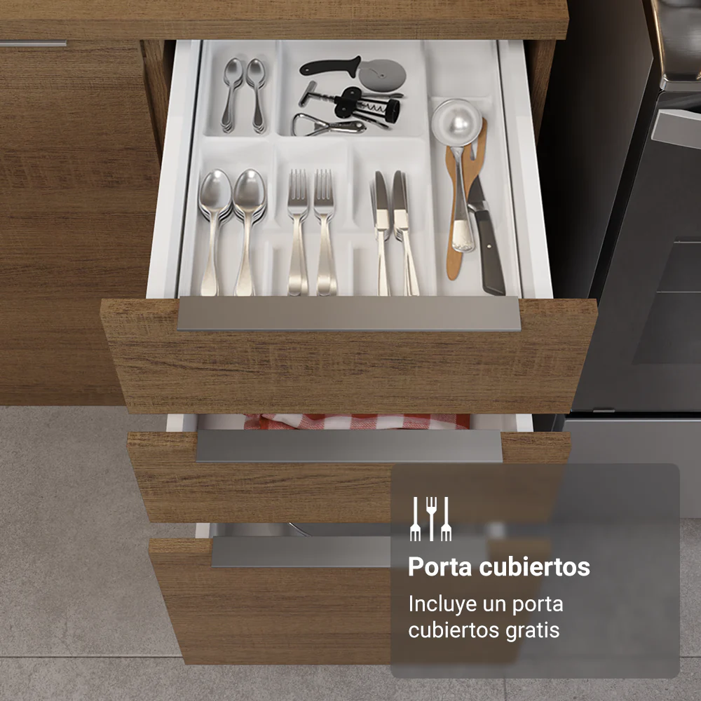 Combo completo de Cocina Esquinera Madesa Stella 549cm MM 01 - Image 8