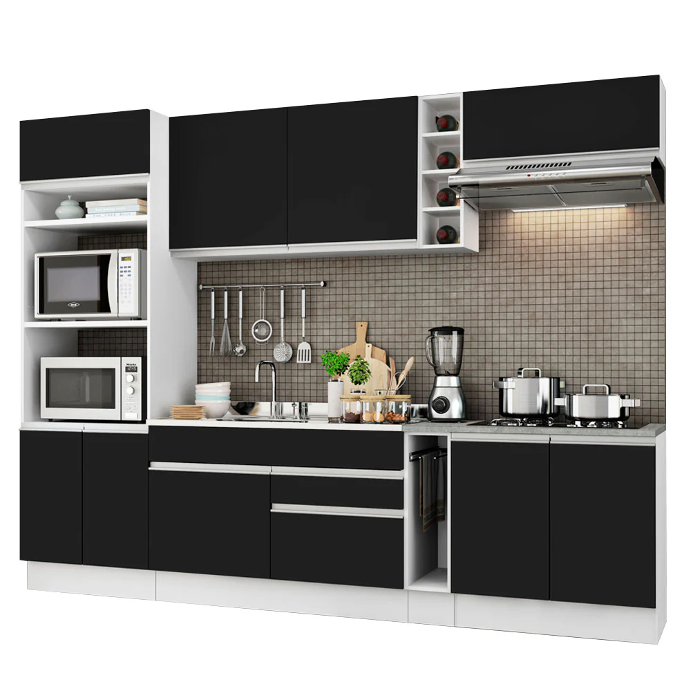 Combo completo de Cocina Madesa Vicenza 290cm BN 02 - Image 3