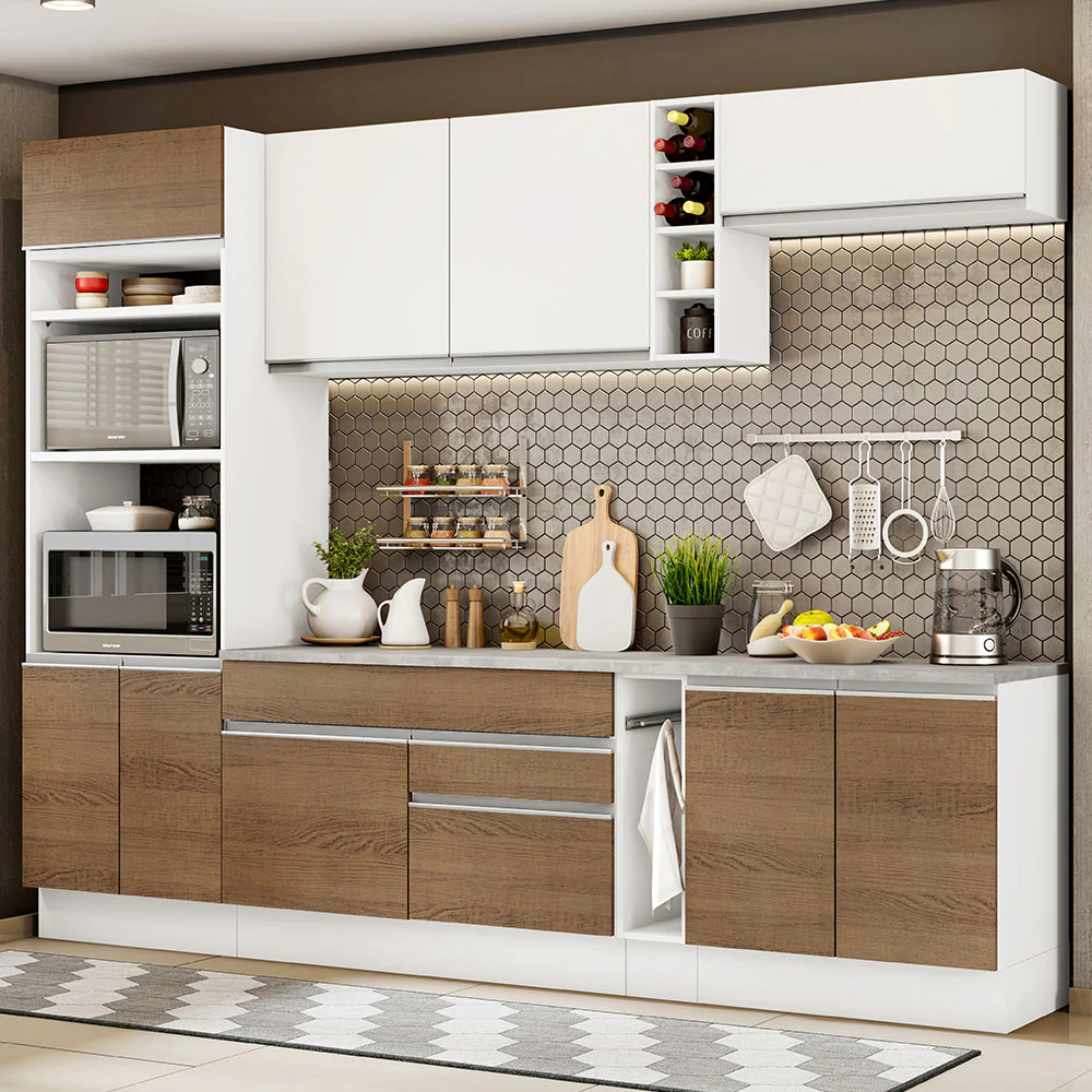 Combo completo de Cocina Madesa Vicenza 290cm BRB 12