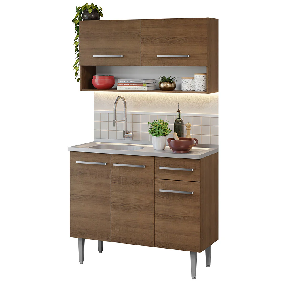 Combo de Cocina 105cm con Bacha de acero inoxidable MM Emilly Madesa 04 MM - Image 3