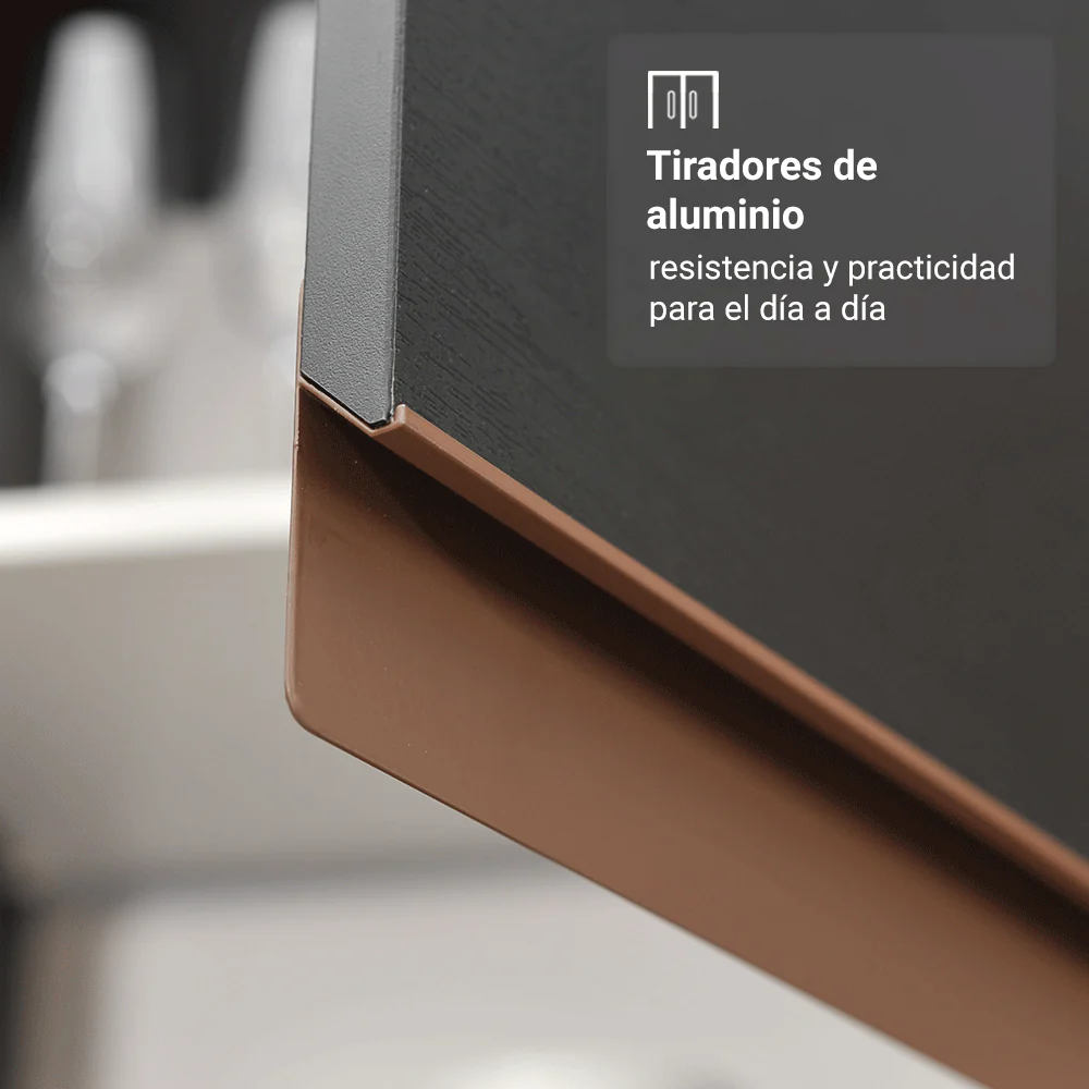 Combo de Cocina 250 cm Reims Negro 09 - Image 6