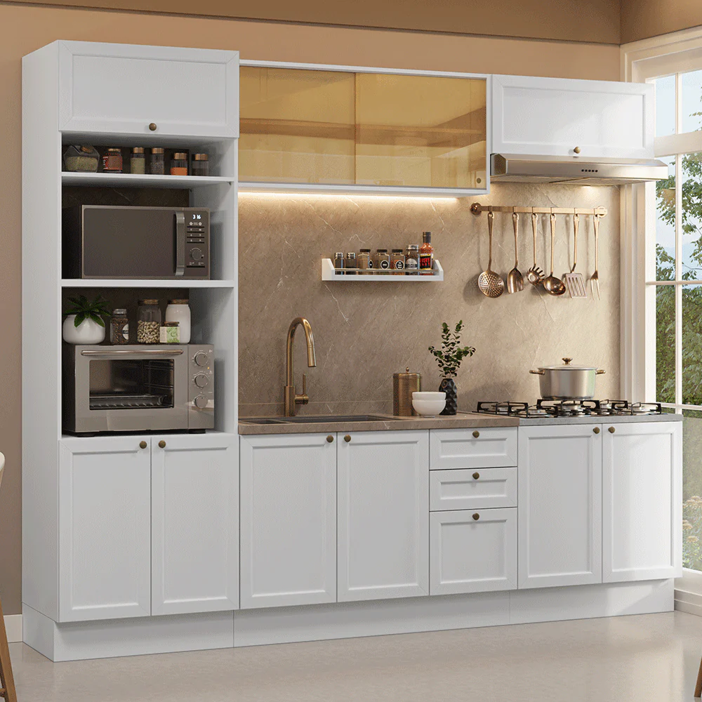 Combo de Cocina 270 cm Vik Blanco 02