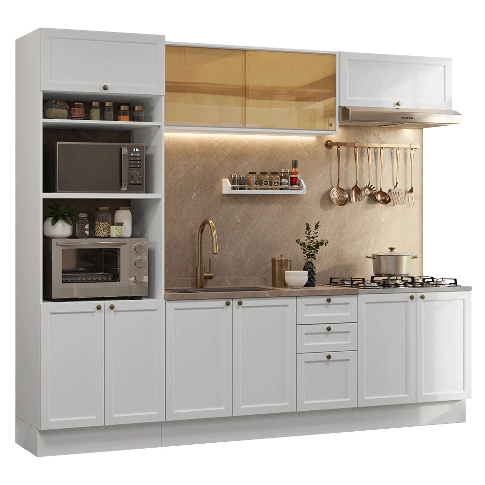 Combo de Cocina 270 cm Vik Blanco 02 - Image 3