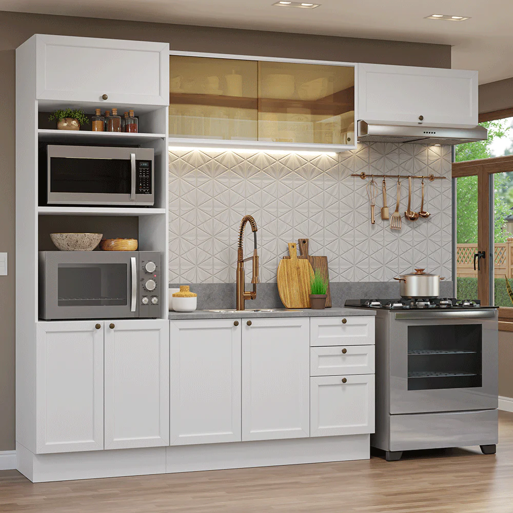 Combo de Cocina 270 cm Vik Blanco 04