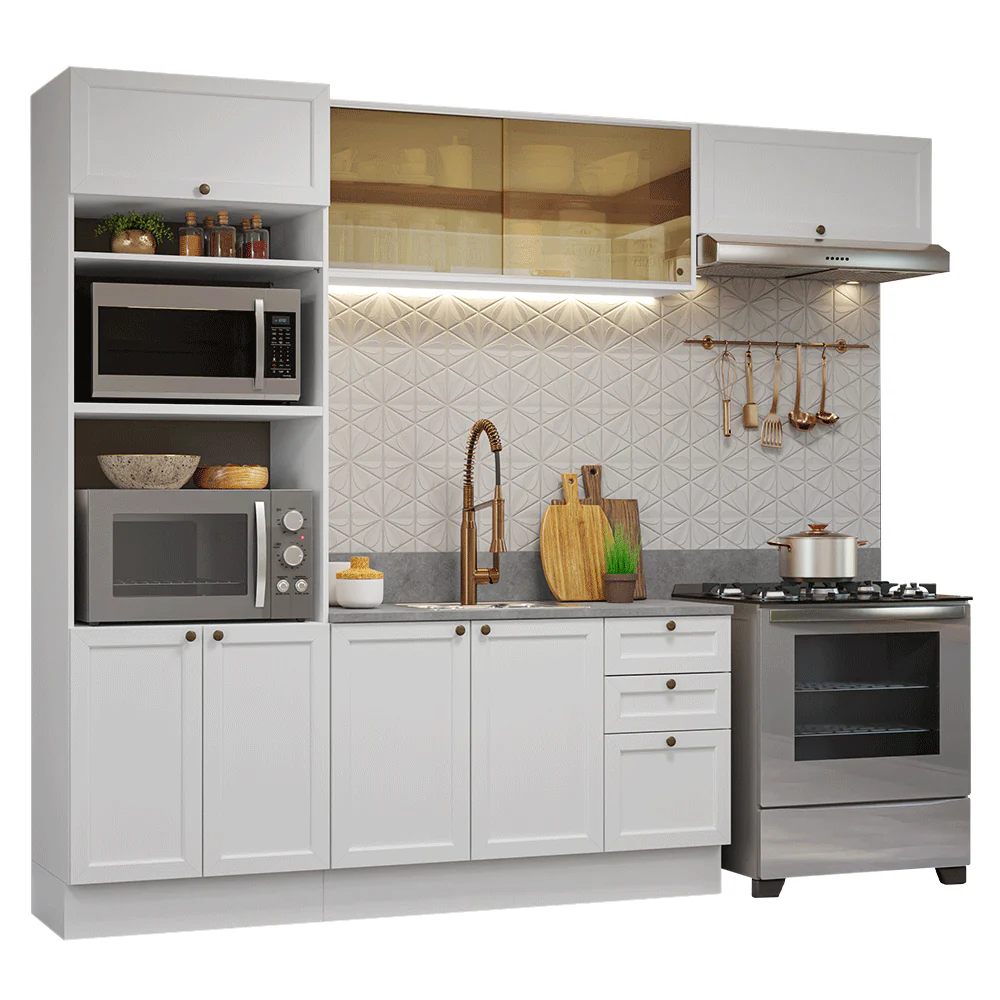 Combo de Cocina 270 cm Vik Blanco 04 - Image 3