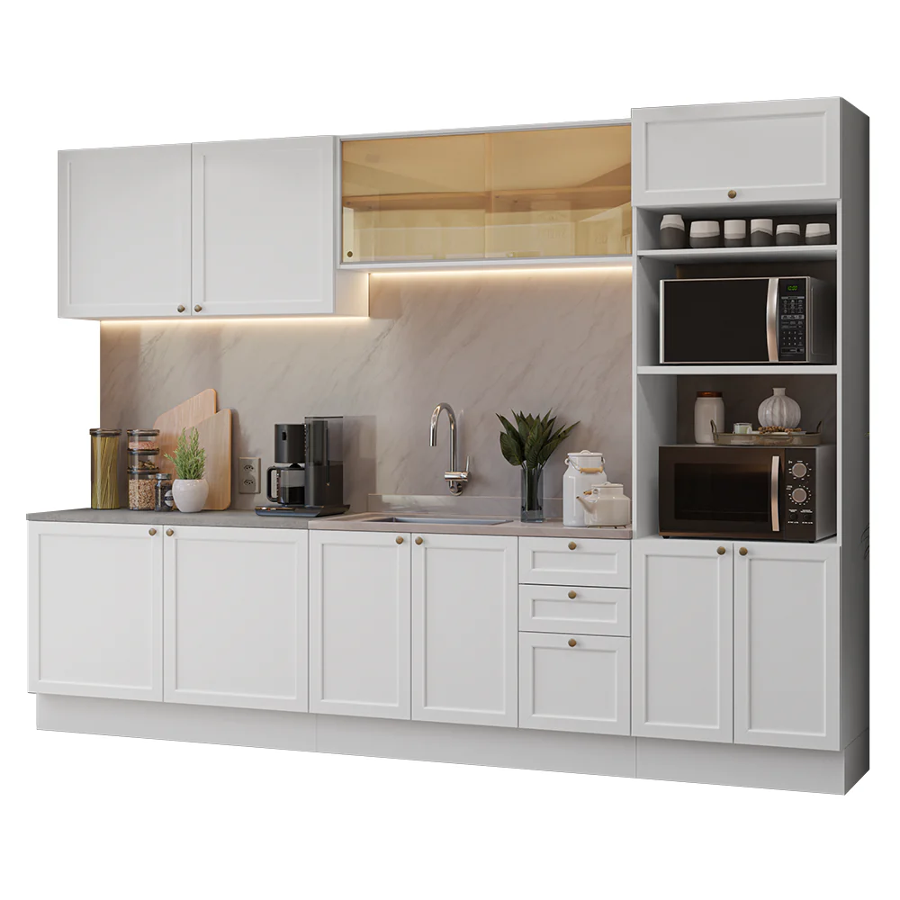Combo de Cocina 310 cm Vik Blanco 01 - Image 3
