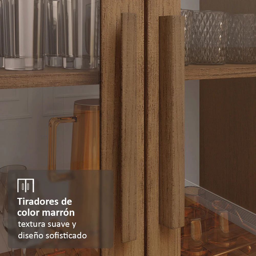 Cristalero Madesa 2 Puertas 70 cm con Patas MM 02 - Image 6
