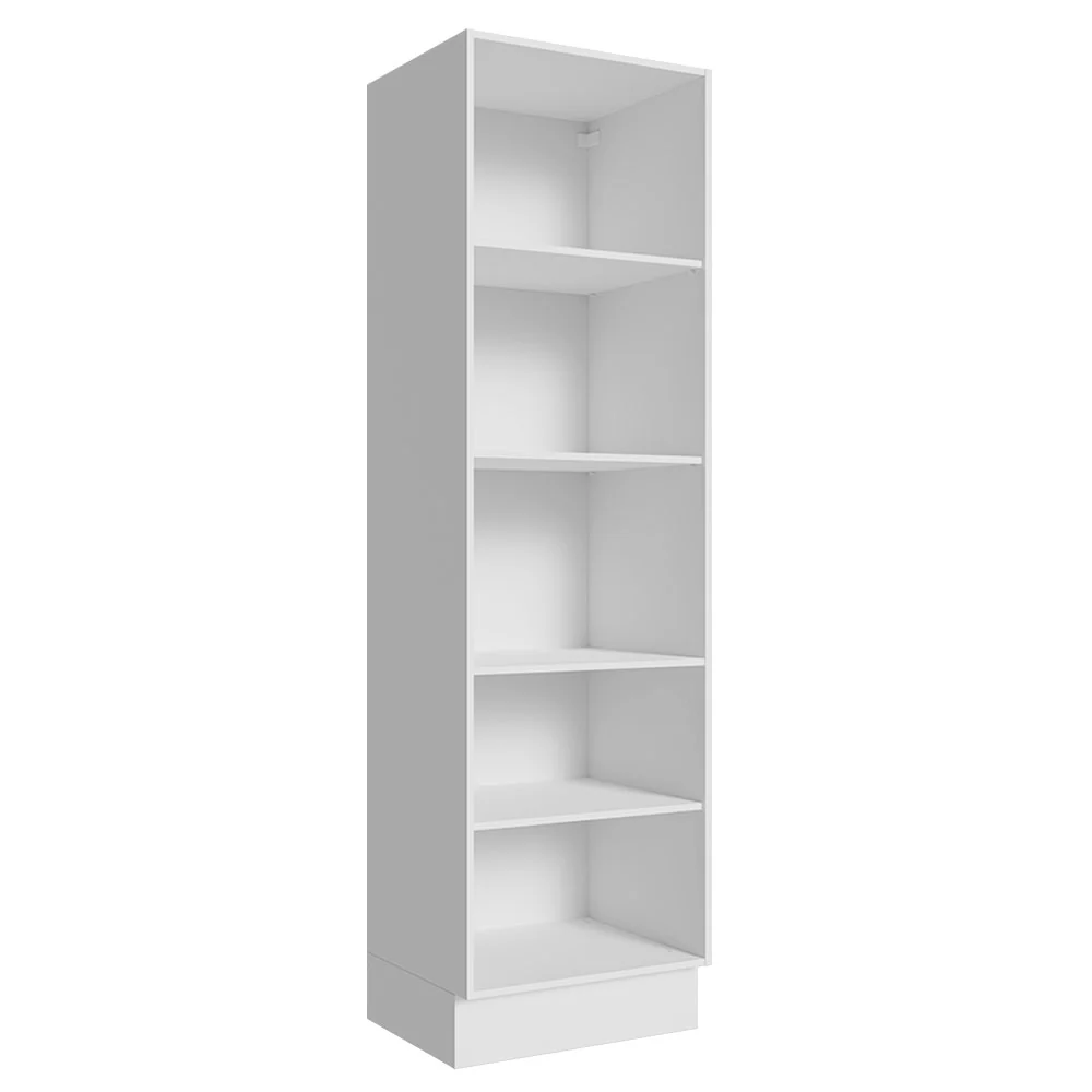 Despensero 100% MDF 60 cm con Nichos Abiertos para Cocina Blanco Acordes Madesa - Image 4