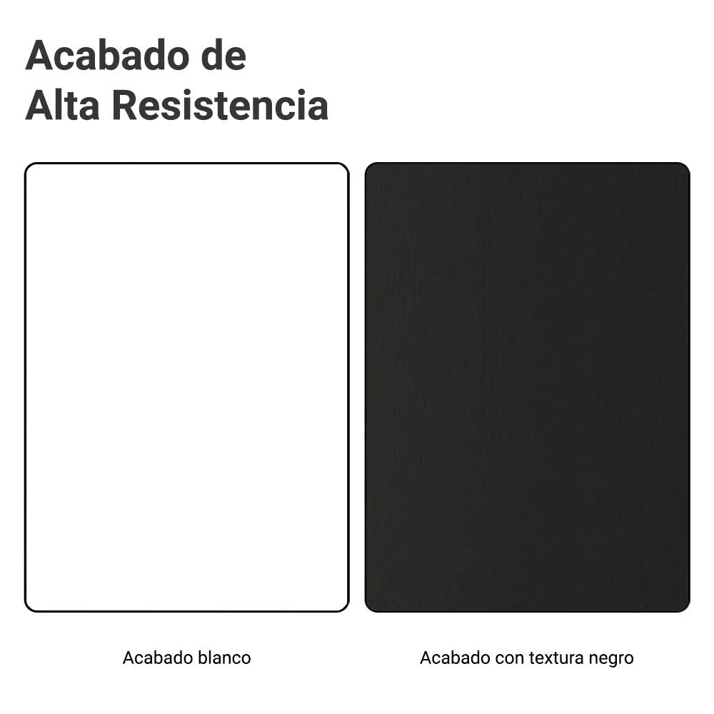 Despensero 40 cm 2 Puertas e 2 Nichos Blanco/Negro Glamy Madesa - Image 10