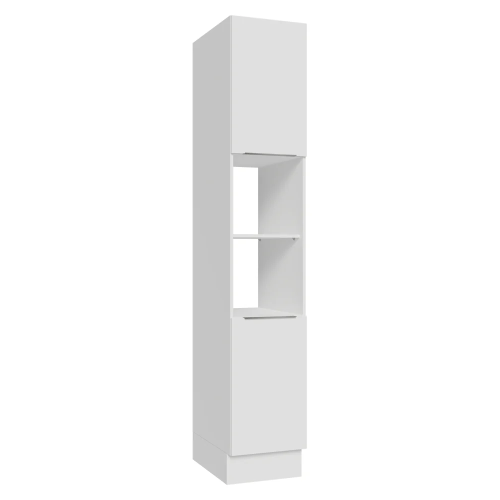 Despensero 40 cm 2 Puertas e 2 Nichos Blanco Stella Madesa