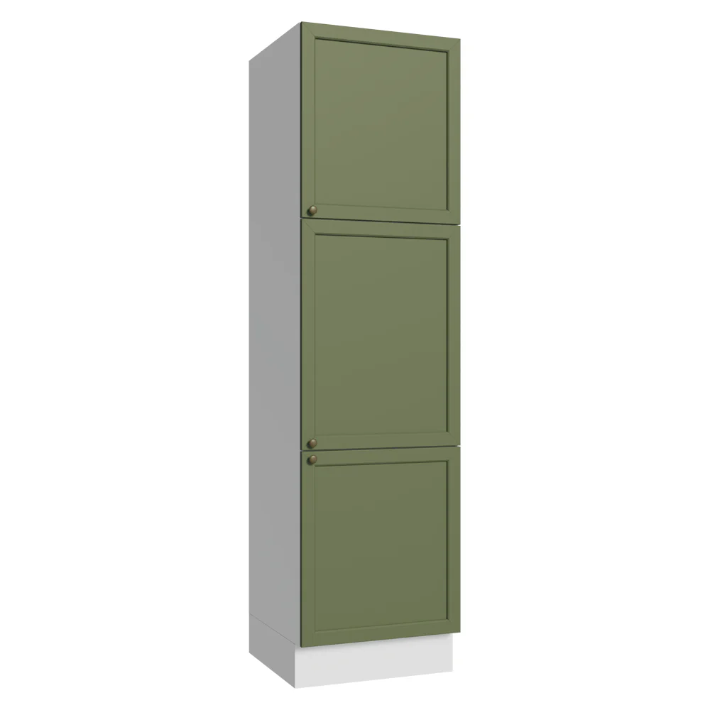 Despensero 60 cm 3 Puertas Blanco/Verde Vik Madesa