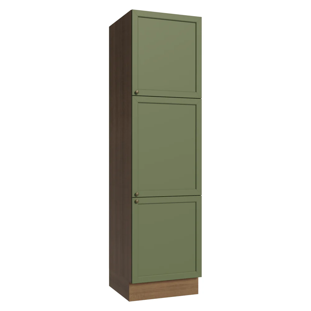 Despensero 60 cm 3 Puertas Marrón/Verde Vik Madesa